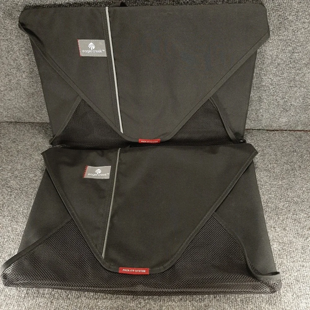 Eagle Creek Pack-It Folder Garment Organizer EC-41190 Black Lot of 2 Unisex